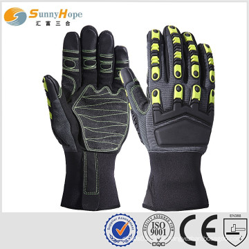 Guantes de impacto de calidad superior guantes de trabajo mecánicos guantes industriales